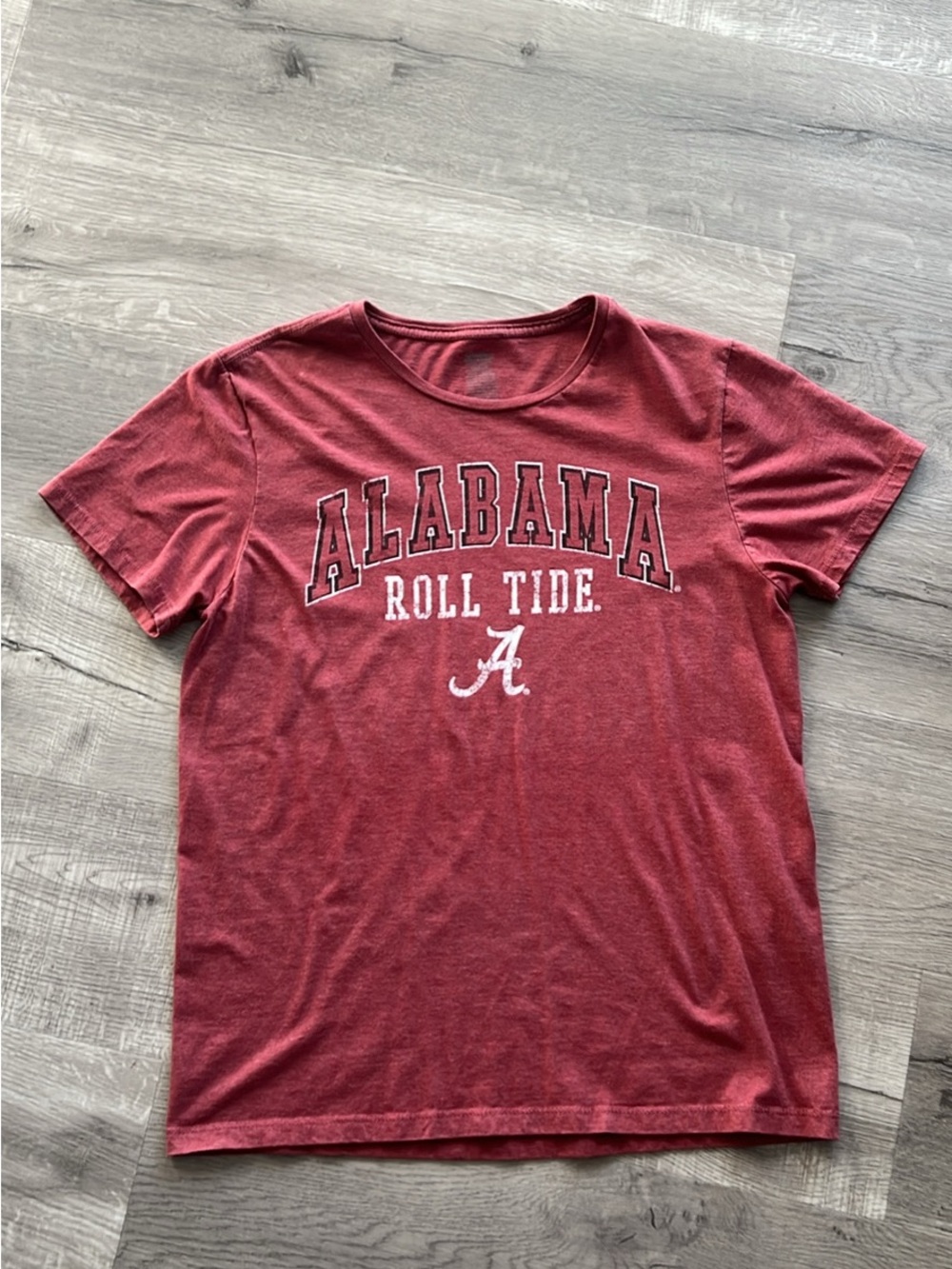 Alabama Roll Tide Red Graphic Short Sleeve Tee